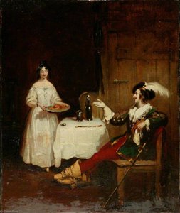 Sir Piercie Shafton and Mysie Happer