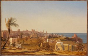View Of Beirut (1844) — Jules Louis Philippe Coignet