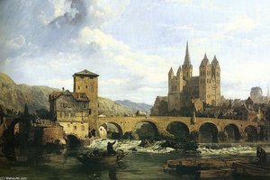 Limburg Seen From The West — Clarkson Frederick Stanfield