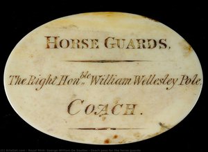 Coach pass for the horse guards