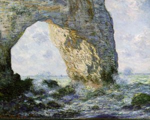 Rock Arch West Of Etretat (the Manneport) (1 — Claude Monet