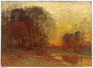 Autumn Sunset — John Joseph Enneking