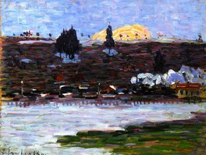 Station At Füssen In March — Alexej Von Jawlensky