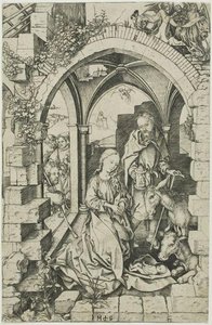 The Nativity ,from Life Of The Virgin — Martin Schongauer