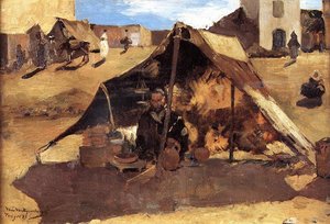 Moroccan Market — Theo Van Rysselberghe