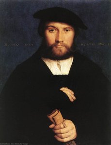 Portrait Of A Member Of The Wedigh Family1 — Hans Holbein The Younger, Northern Renaissance