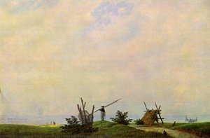 Sea Beach With Fisherman (the Fisherman) — Caspar David Friedrich, Romanticism