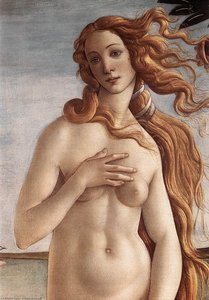The Birth Of Venus (detail) (10) — Sandro Botticelli, Early Renaissance
