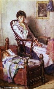 The Rosy Idol Of Her Solitude — Walter Langley