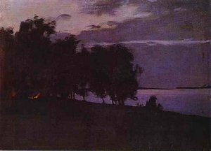Bonfire — Isaak Ilyich Levitan