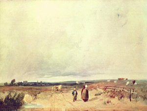 Scene In Normandy — Richard Parkes Bonington, Romanticism