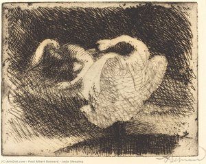 Leda Sleeping — Paul Albert Besnard