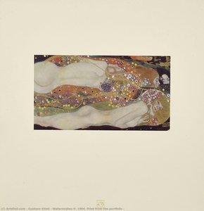 Watersnakes Ii — Gustav Klimt