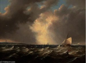 A stiff breeze offshore