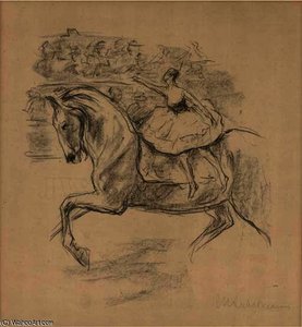 The Equestrienne — Max Liebermann