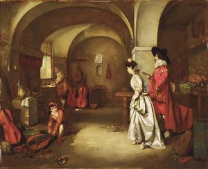 A Visit To The Music Shop — Ferdinand Victor Léon Roybet