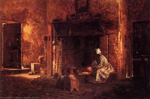 Kitchen At Mount Vernon — Jonathan Eastman Johnson