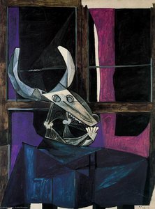 Still Life With Skull Of Ox — Pablo Picasso