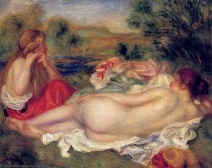 Two Bathers 1 — Pierre-auguste Renoir
