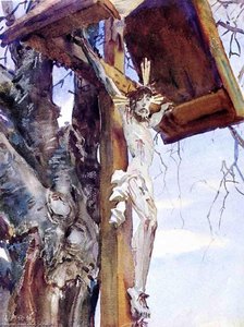 Tyrolese Crucifix — John Singer Sargent, Impressionism
