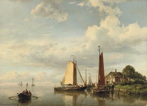Moored Sailing Vessels