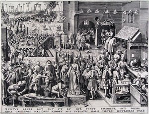 Justice — Pieter Bruegel The Elder, Northern Renaissance Engraving