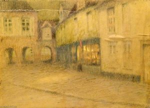 The Lighted Window — Henri Le Sidaner