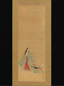 The Third Princess With Her Cat, From The "new Herbs I" (wakana I) Chapter The Tale Of Genji (genji Monogatari} — Tsukioka Settei