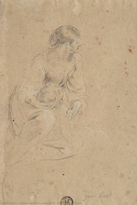 Study Of A Female Figure — Giuseppe Bonati, Giovannino Del Pio