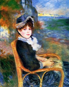By The Seashore — Pierre-auguste Renoir