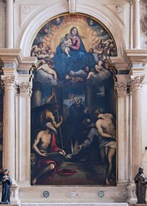 Madonna Col Bambino, San Benedetto E Altri Santi