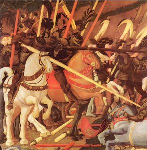 Battaglia (part.) — Paolo Uccello, Early Renaissance