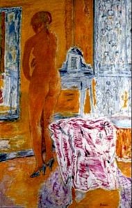 Nude In Front Of The Mirror — Pierre Bonnard
