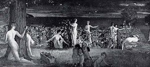 The Fantasy Of The Vine, (painting) — Arthur B. Davies