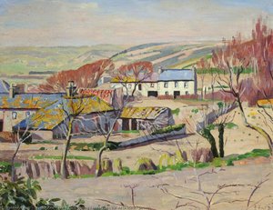 Early Spring Landscape, Val De La Mare, Jersey — Frank Grant Faed