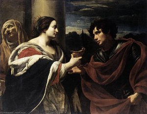Sophonisba Receiving The Poisoned Chalice — Simon Vouet, Baroque Classicism