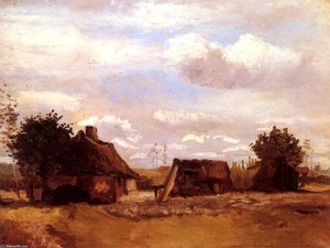 Cottage — Vincent Willem Van Gogh, Impressionism