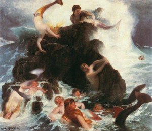 Naiads At Play — Arnold Böcklin