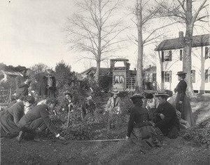 Arithmetic Measuring Circles — Frances Benjamin Johnston