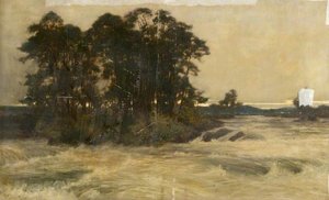 Falls Of Dochart, Killin — Alfred East