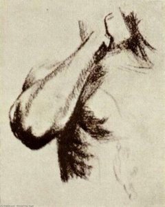 Sketch Of A Right Arm And Shoulder — Vincent Willem Van Gogh, Realism