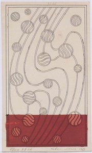 Daghestan Rug Design Bubbles For Backhausen — Koloman Moser