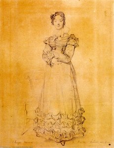 Madame Jacquelles Louis Leblanc Born Francoise Poncelle — Jean-auguste-dominique Ingres