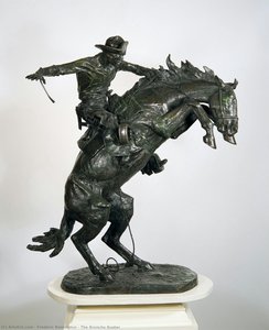 The Broncho Buster — Frederic Remington, American Realism