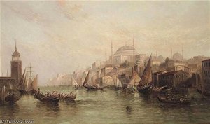 View Of Constantinople — Alfred Pollentine