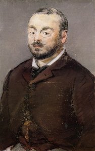 Portrait Of The Composer Emmanual Chabrier — Édouard Manet