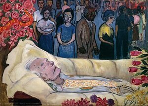 Death Of Mother Bloor — Alice Neel