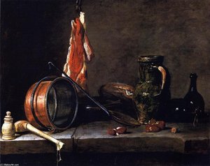 The Meat-day Meal — Jean-baptiste-siméon Chardin