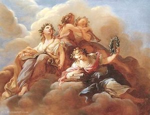 Four Muses — François Lemoyne