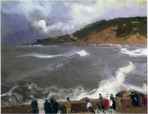 The Breakwater Of San Sebastian — Joaquín Sorolla Y Bastida